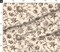 Flower Toile Vintage Classic Vine Rose Floral Chintz Leaves Custom Printed Fabric by Spoonflower Various Fabrics by the Yard or Fat Quarter